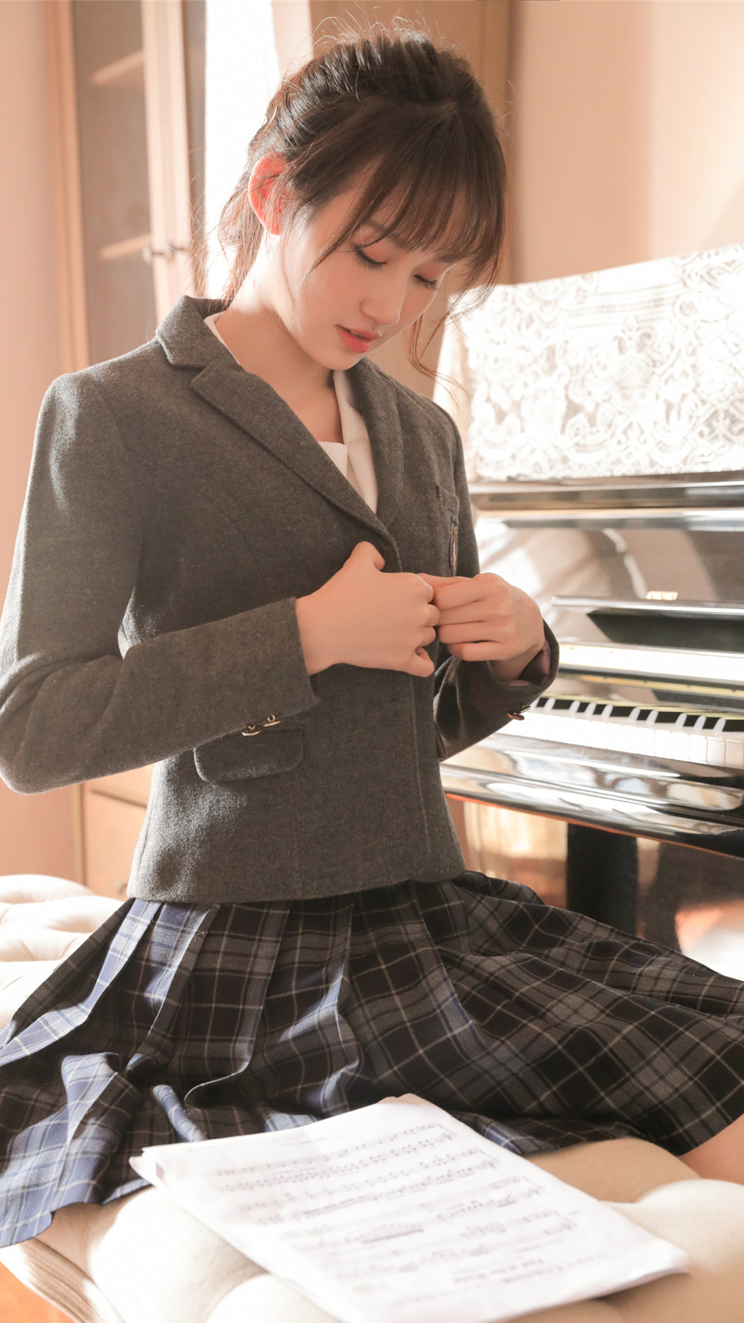 日系美女学生妹  第4张