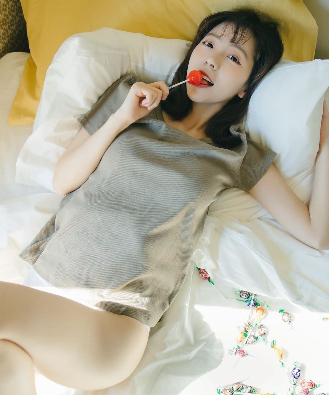 韩国泡泡糖女孩甜美漂亮性感生活照  第16张