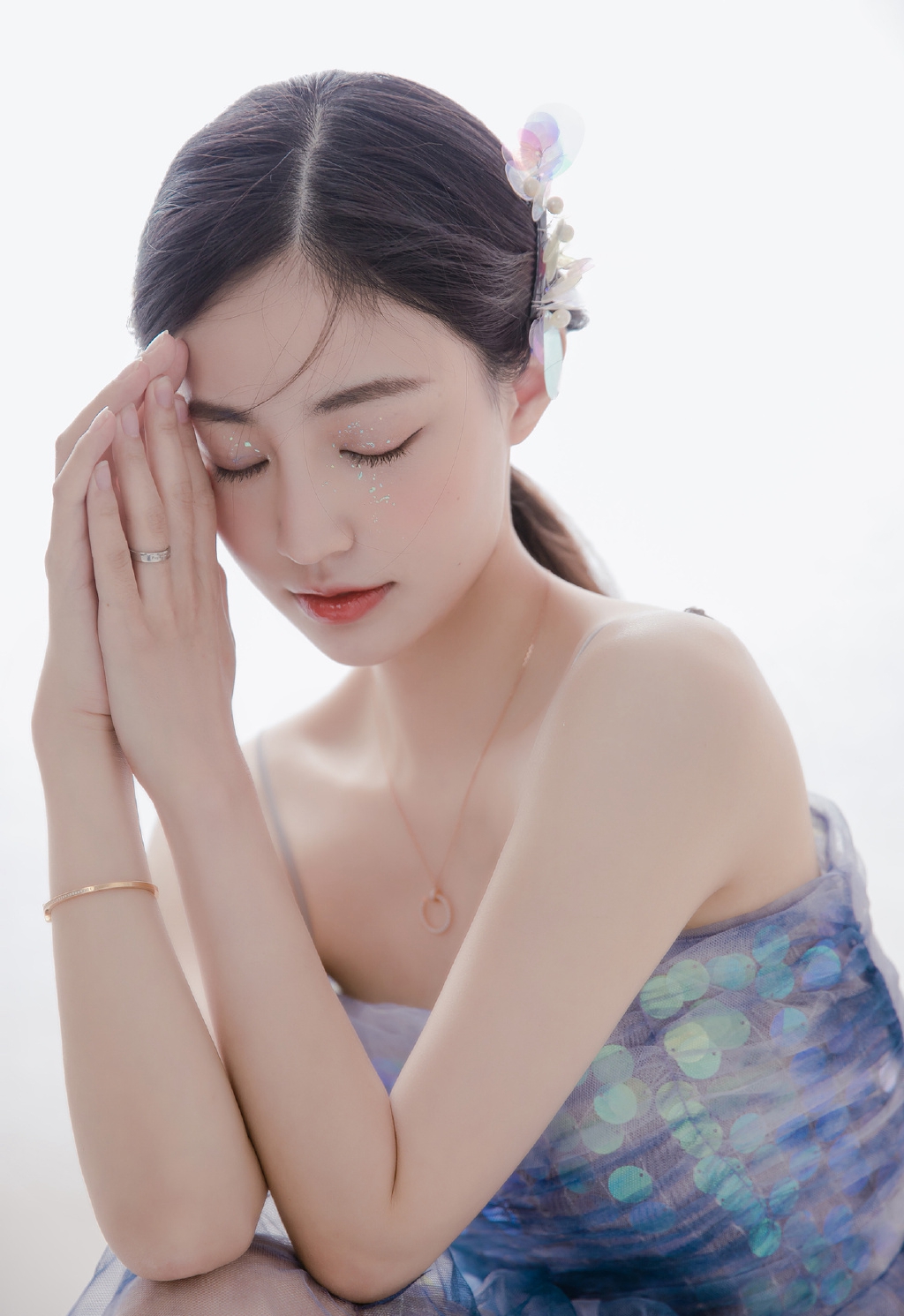 韩国极品女神美人鱼妆气质时尚写真摄影