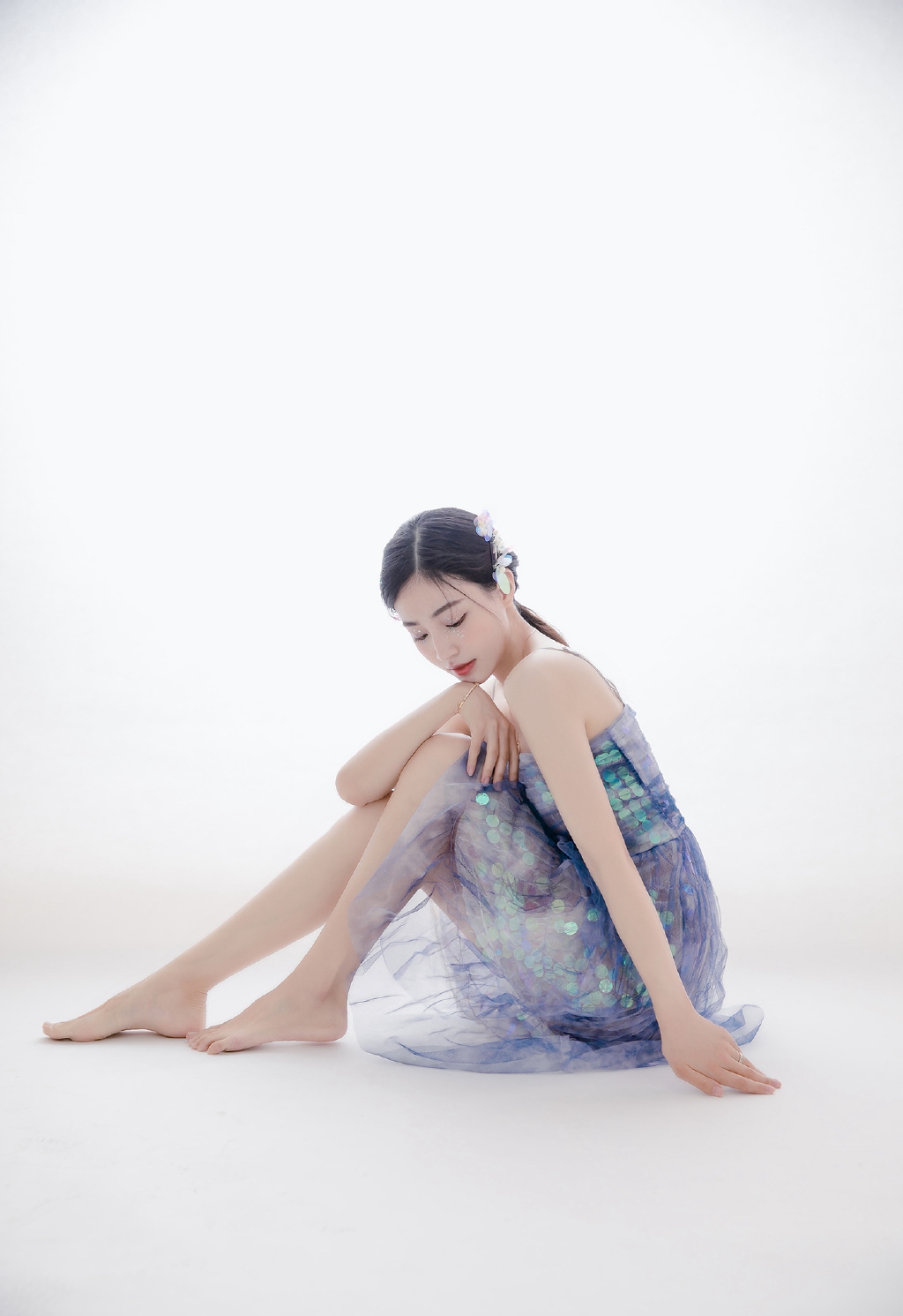 韩国极品女神美人鱼妆气质时尚写真摄影  第3张
