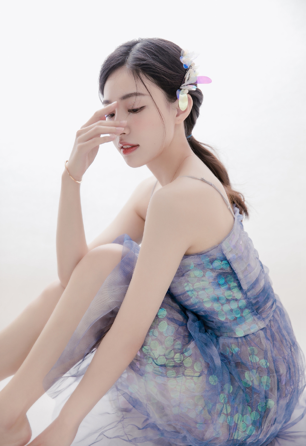 韩国极品女神美人鱼妆气质时尚写真摄影  第11张